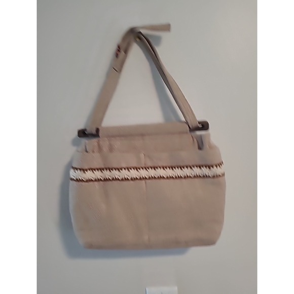 Vintage TOBY WESTON USA Cream Tan‎ CANVAS Bohemian California - Picture 4 of 15